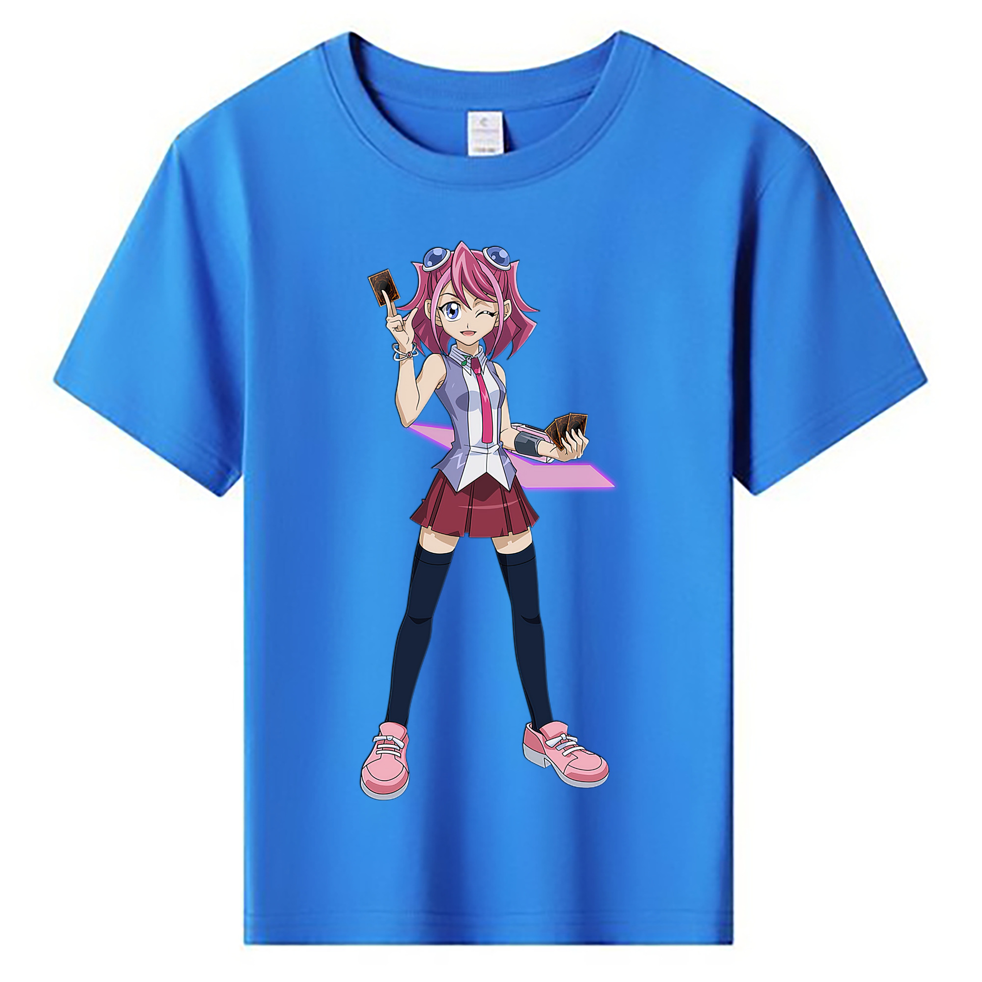 （画像用） 遊☆戯☆王 Yu-Gi-Oh! 綿100％キッズTシャツ（フロントプリント）